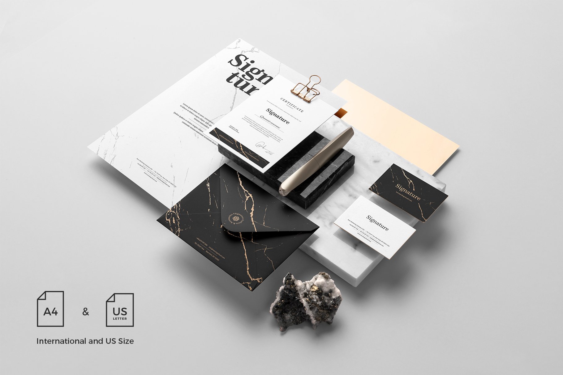 Download 10 awesome stationery branding mockup