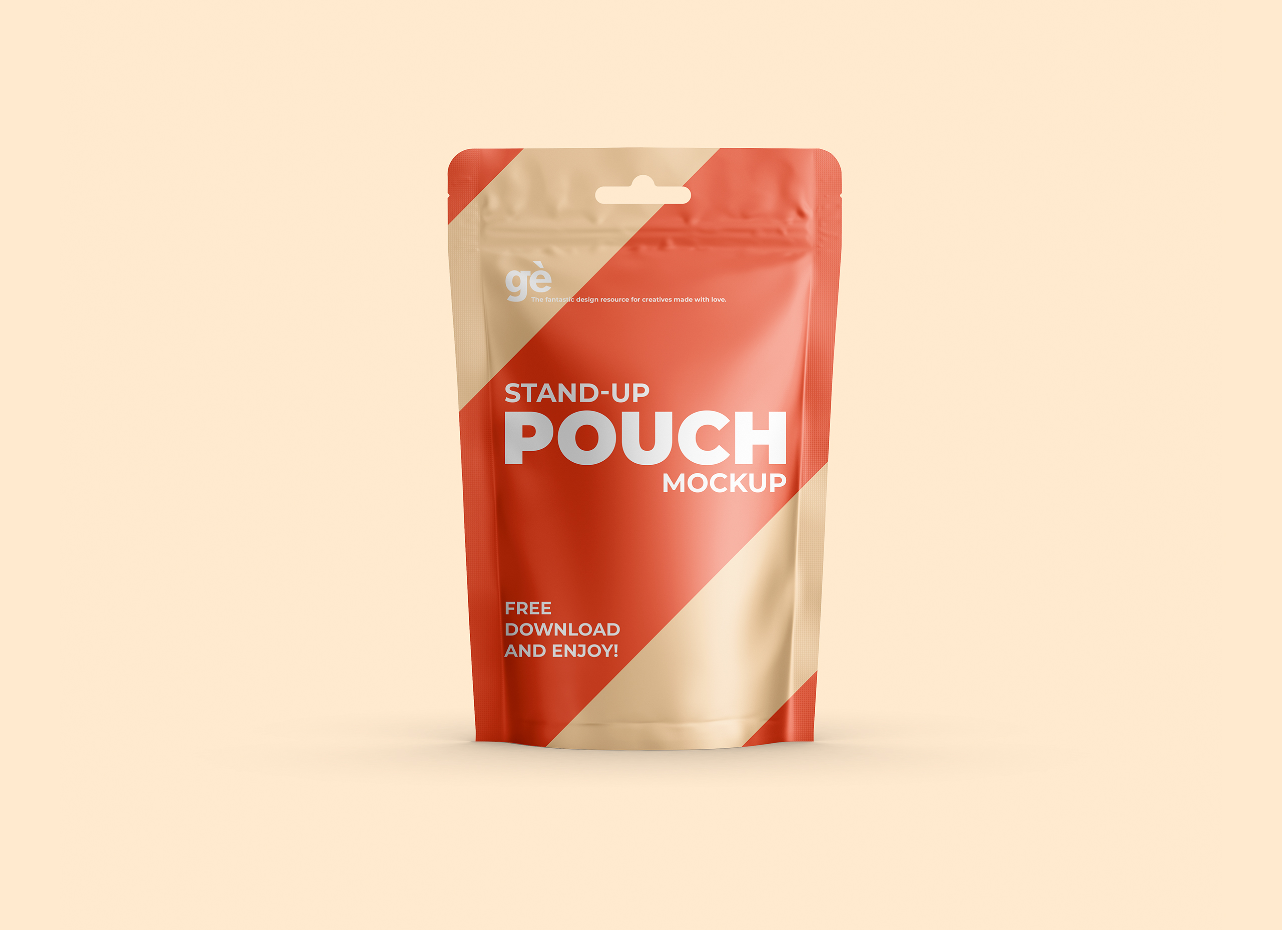 Download Stand Up Pouch Packaging Mockup Graphicsegg